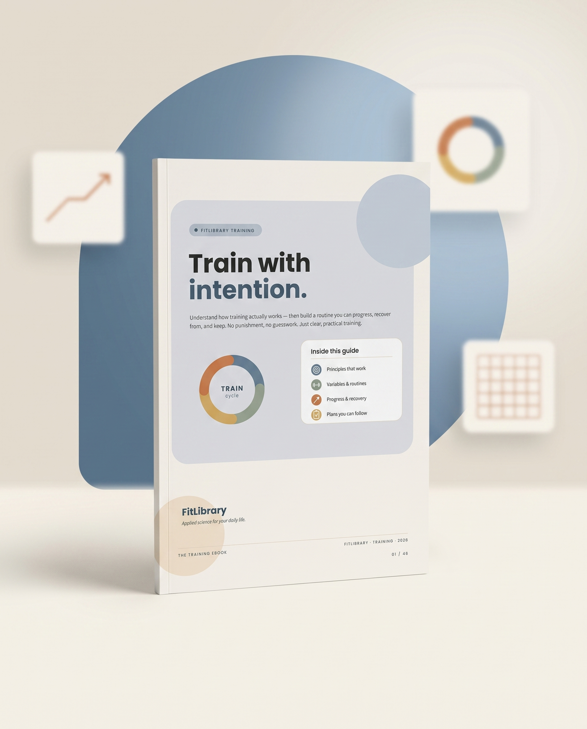 Cover of the FitLibrary Training eBook, a visual strength-training guide