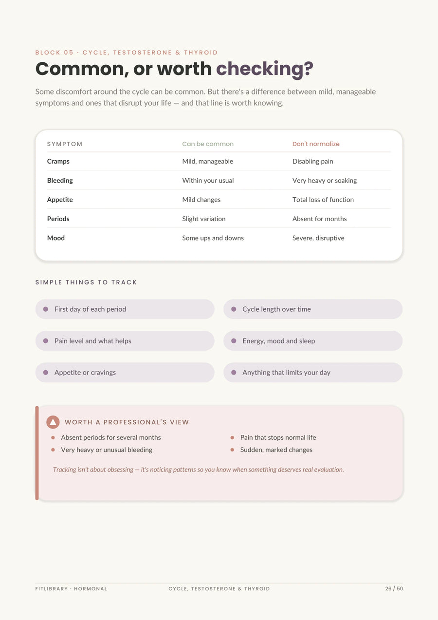 Hormonal eBook page on reading laboratory results with context rather than as a diagnosis.