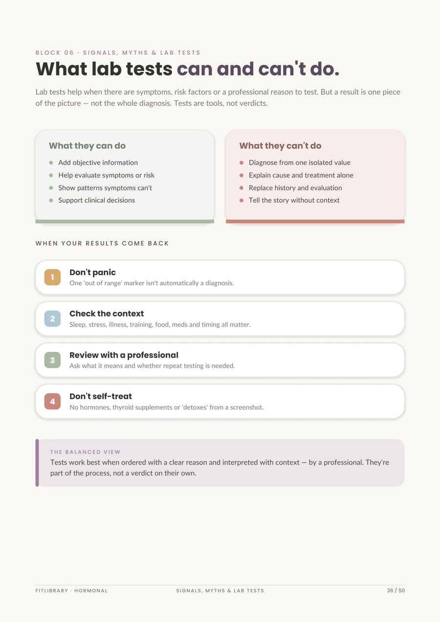 Hormonal eBook page on when persistent signals may be worth professional evaluation.