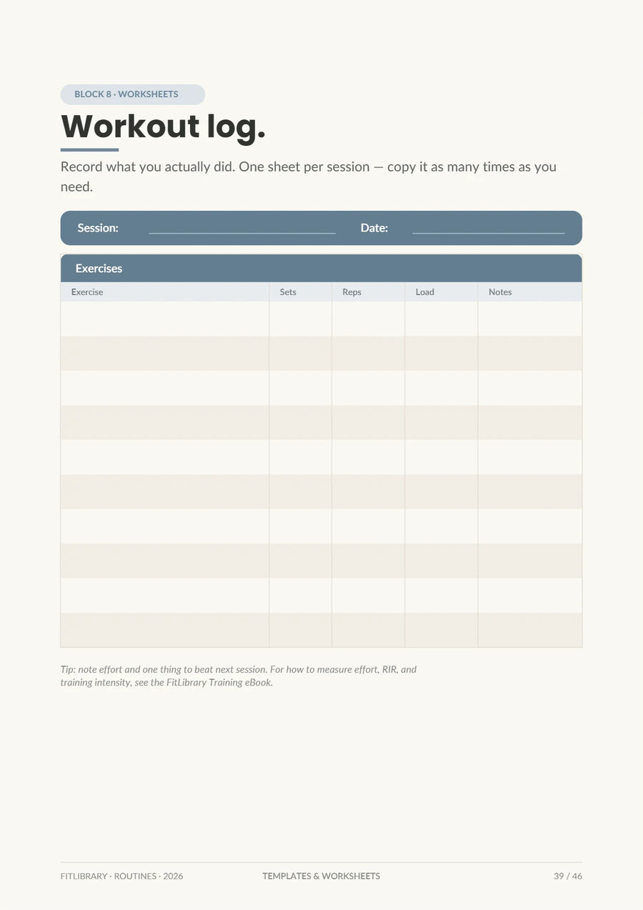 Routines eBook weekly routine planner worksheet.